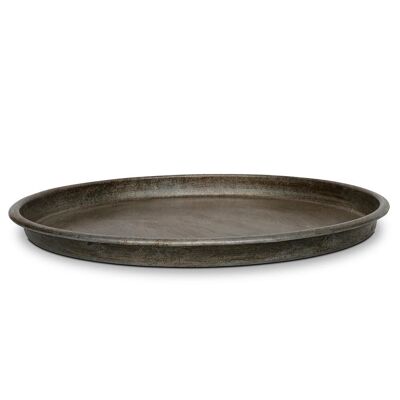 Metal tray round small