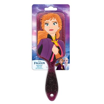 La Reine des Neiges II - BROSSE À CHEVEUX POUR ENFANTS 3D ANNA