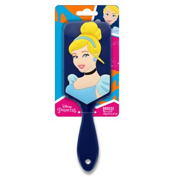 Disney Princess - BROSSE À CHEVEUX POUR ENFANTS avec Silicone CENDRILLON 3D