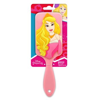 Disney Princess - BROSSE À CHEVEUX POUR ENFANTS avec Silicone 3D AURORA