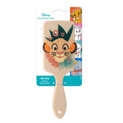 Disney Classics - CHILDREN'S HAIR BRUSH with 3D Lion King Silicone