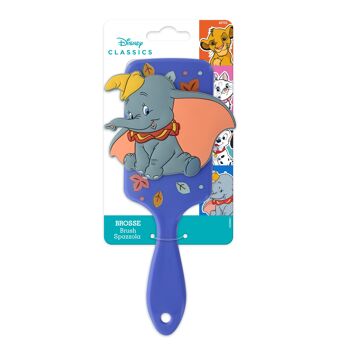 Disney Classics - BROSSE À CHEVEUX POUR ENFANTS avec Silicone Dumbo 3D