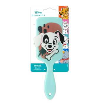 Disney Classics - BROSSE À CHEVEUX POUR ENFANTS avec Silicone Dalmatiens 3D