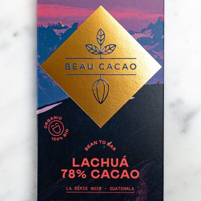 Organic dark chocolate bar / LACHUÁ 78%
