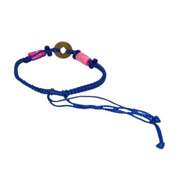 Bracelet de plage Vie Naturals, antique, bleu foncé 2