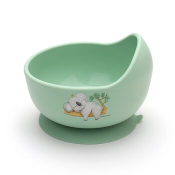 Set en silicone bavoir + bol + cuillère koala 3