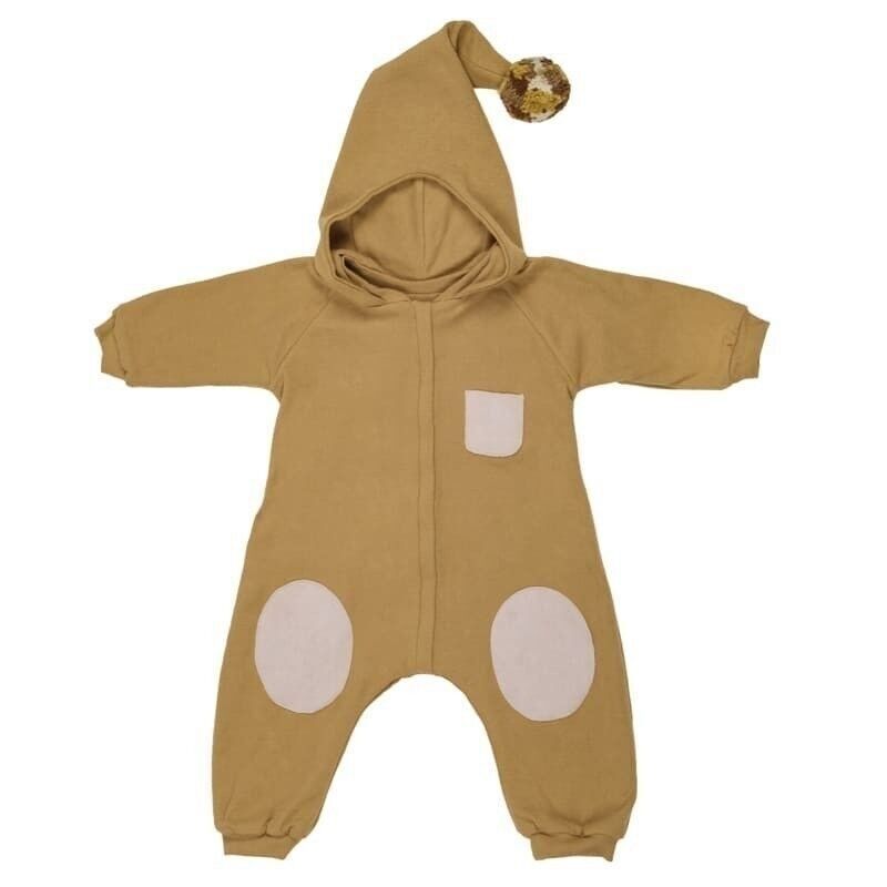 Mono oversize BOHO con capucha 2.0 TOG Mostaza