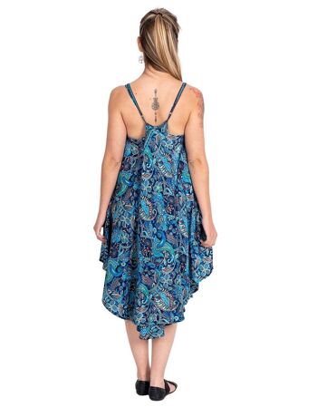 Robe mi-longue Desigual bleue 5