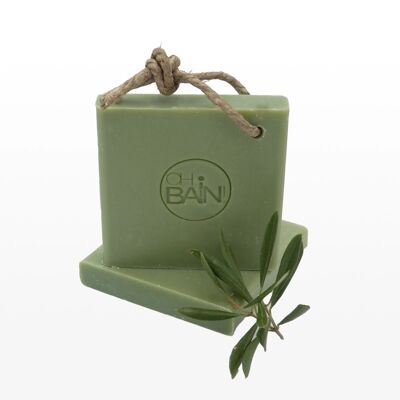 Sapone vegano alle olive quadrato 9 cm x 9 cm