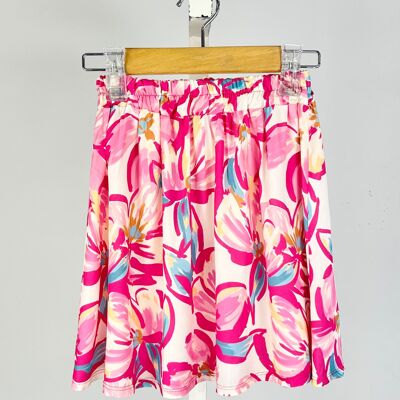 Flowered skirt for girls