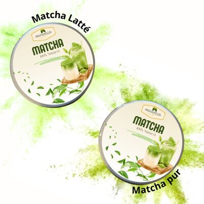 Pure Matcha + Matcha Latte