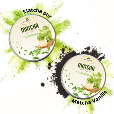 Matcha Vanille + Matcha Latte