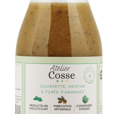 Soupe courgettes, amande & menthe BIO 0,25 L