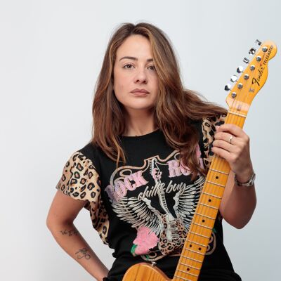 T-shirt femme Festival de guitare rebelle