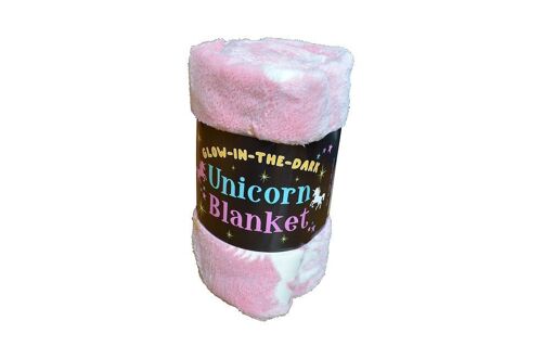 Unicorn Glow in the Dark Blanket