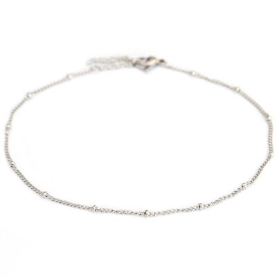 Anklet silver dots