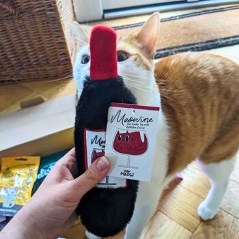 Les accords parfaits de MyMeow : ensemble de jouets pour chat vin et fromage 3