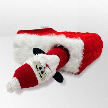 WufWuf Père Noël et bonhomme de neige se cachent dans un jouet interactif cube 3