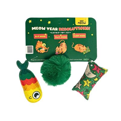 MyMeow Meow Year Resolutions Catnip Toy Set