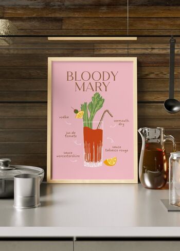 Affiche Cocktail Bloody Mary 2 4