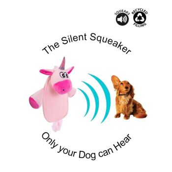 WufWuf & Smart Choice Jouet en peluche pour chien avec couineur ultrasonique, paquet de 3 8