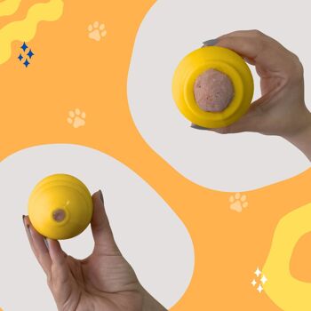 WufWuf Power Chewer Bell : Jouet à mâcher distributeur de friandises extrêmement résistant 8