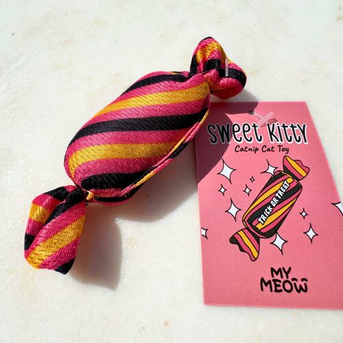 MyMeow Sweet Kitty, Plush Cat Toy with Bell