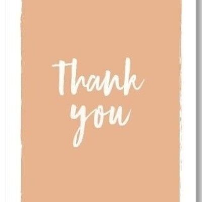 Greeting card Thank you