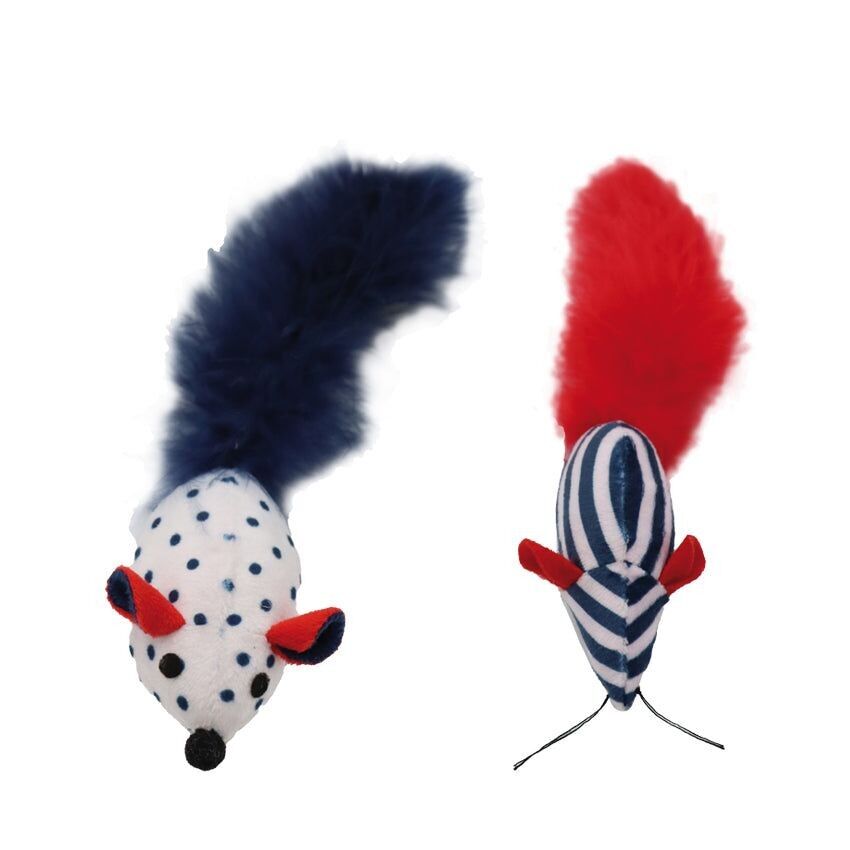 Katzenspielzeug mit Katzenminze - Sailor Mice 2tlg