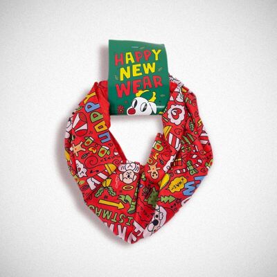 MyMeow Happy New Year Pet Scarf