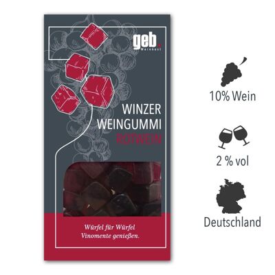 WinzerWeingummi - Rotwein, 150g