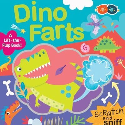 Livre à gratter et à renifler - Dino Farts