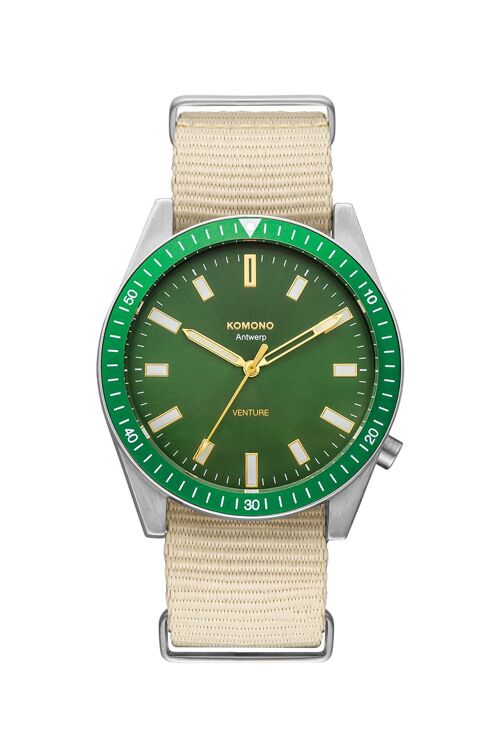 Ray Venture Nato Silver Green