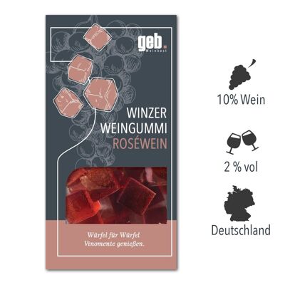 WinzerWeingummi - Vino rosato, 150g
