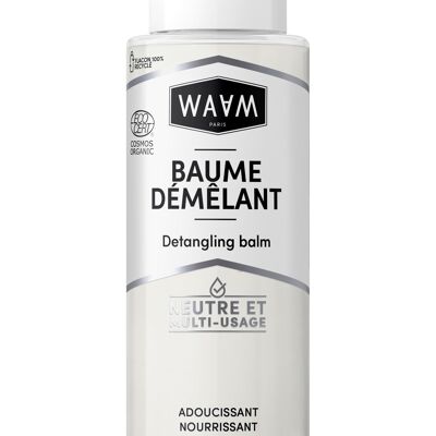 WAAM Cosmetics – Detangling Balm – Rinse-out hair detangling treatment – ​​ECOCERT ORGANIC certified – Vegan – 400ml