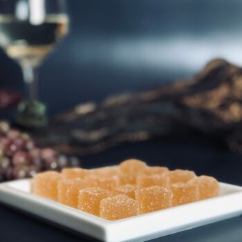 Cubes de gelée sucrés - vin blanc, 150g 3