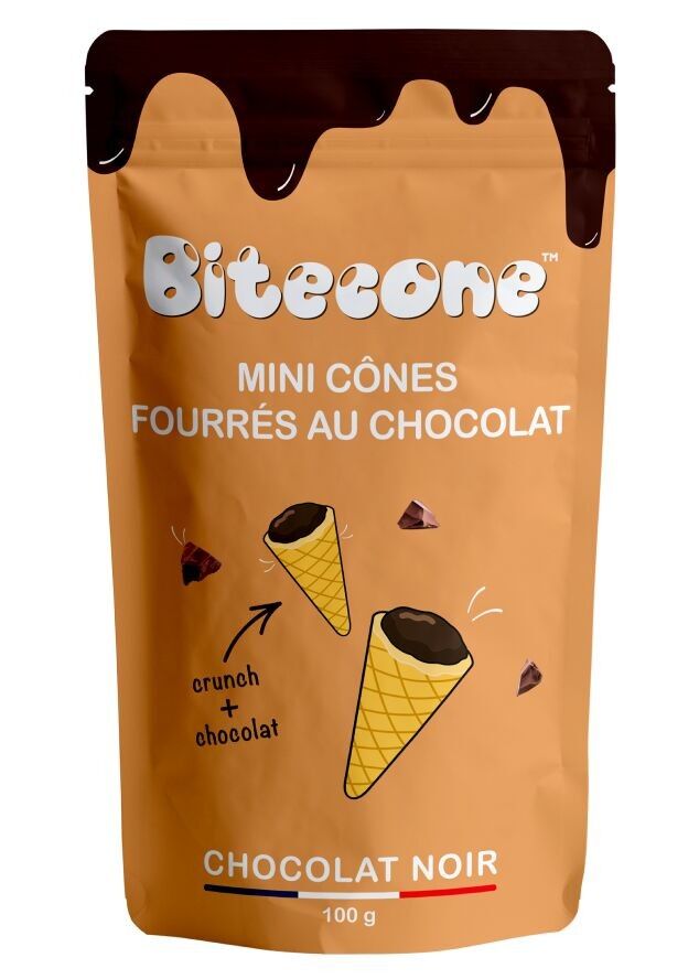 Bitecone mini dark chocolate cones 100gr