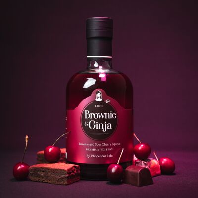 Brownie & Sour Cherry Premium Liqueur - 500ml (whithout gift box)