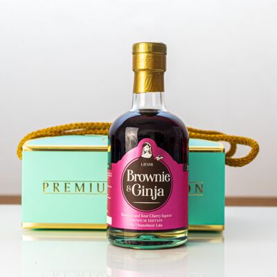 Brownie & Sour Cherry Premium Liqueur - 200ml (whithout gift box)