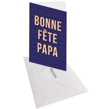 CARTE DE VOEUX - BONNE FÊTE PAPA 2