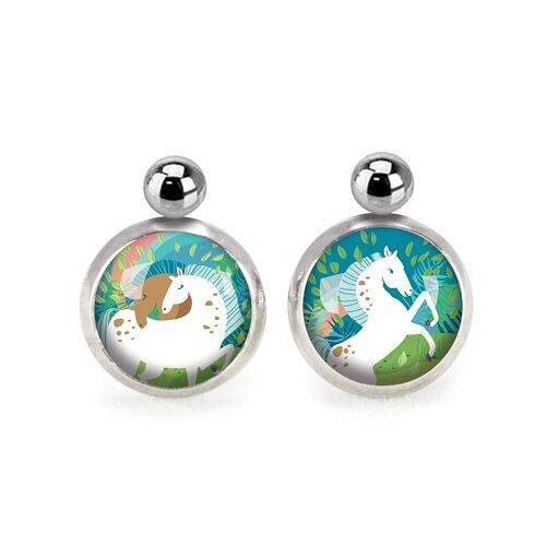 Nomade Billes Enfant Chevaux / Pirouette - Argent