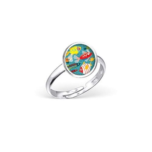 Bague Enfant Poissons - Argent