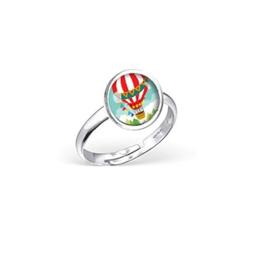 Bague Enfant Montgolfière - Argent