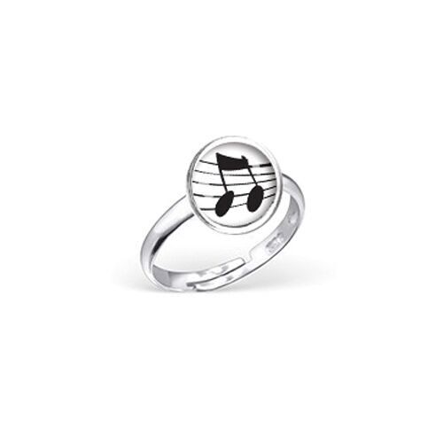 Bague Enfant Note de Musique - Argent