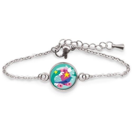 Bracelet Gourmette Enfant Roller - Argent