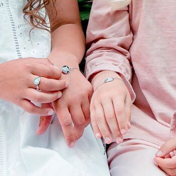 Bracelet Gourmette Enfant Montgolfière - Argent 3