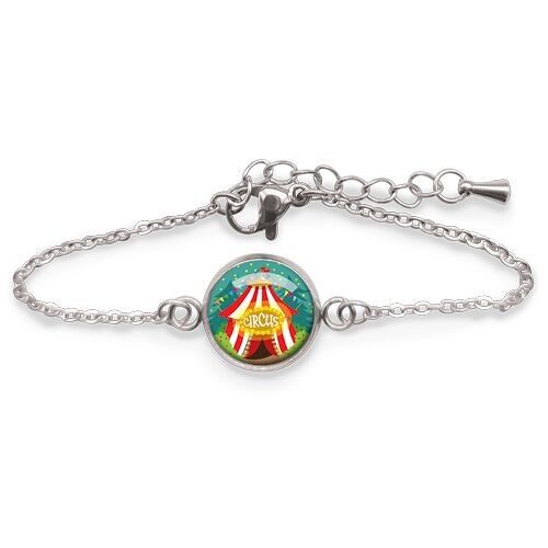 Bracelet Gourmette Enfant Cirque - Argent