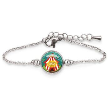 Bracelet Gourmette Enfant Cirque - Argent 1