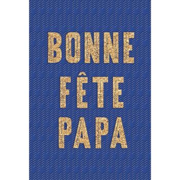 CARTE FÊTE DES PÈRES BONNE FÊTE PAPA 1