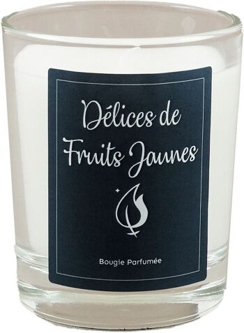 BOUGIE DE JUSTINE PARFUMÉE DÉLICES DE FRUITS JAUNES